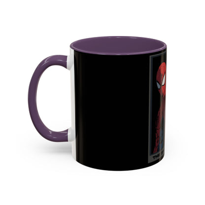 Spider & Cat Duo Accent Coffee Mug – Black 11/15oz