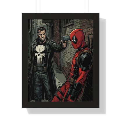 Wade vs Frank - Framed Vertical Poster