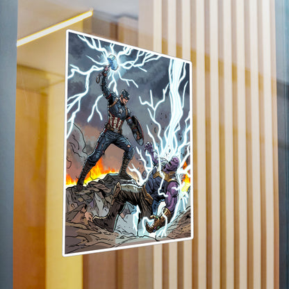 Cap & Mad Titan - Sticker