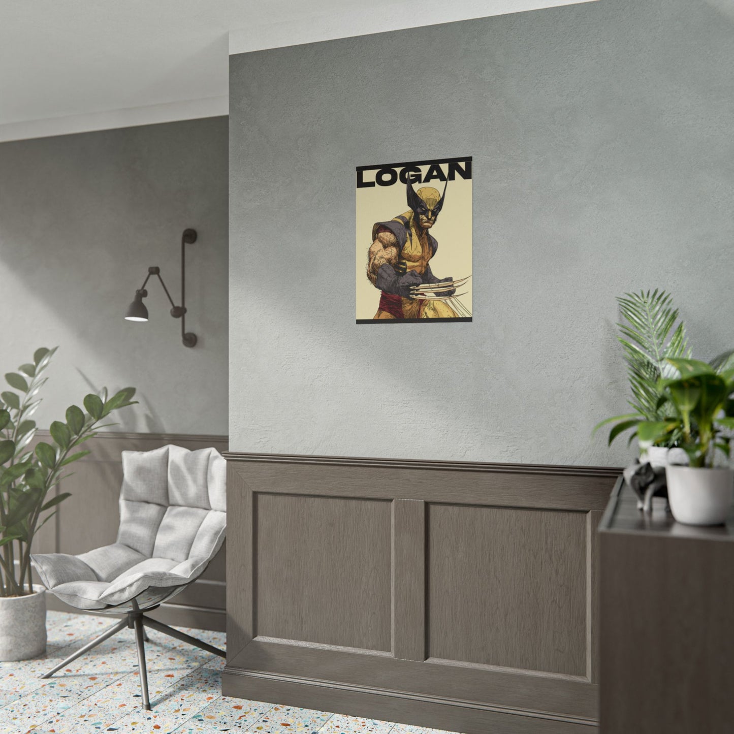 Wolverine Logan Rolled Poster — Comic Art Wall Print