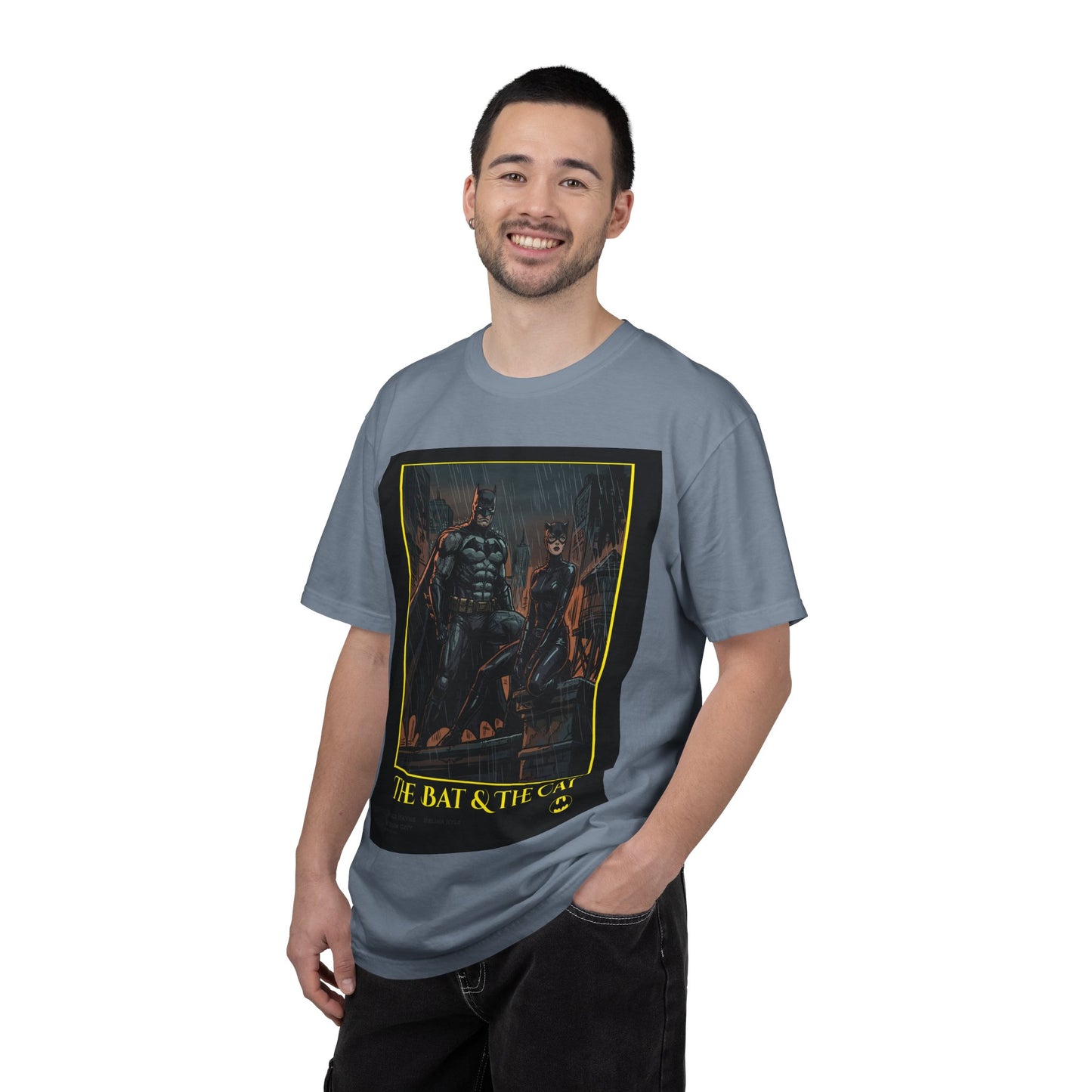 “The Bat & The Cat” Vintage Comic Poster Tee