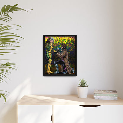 Thief and Belle # 3 - Framed Matte Canvas