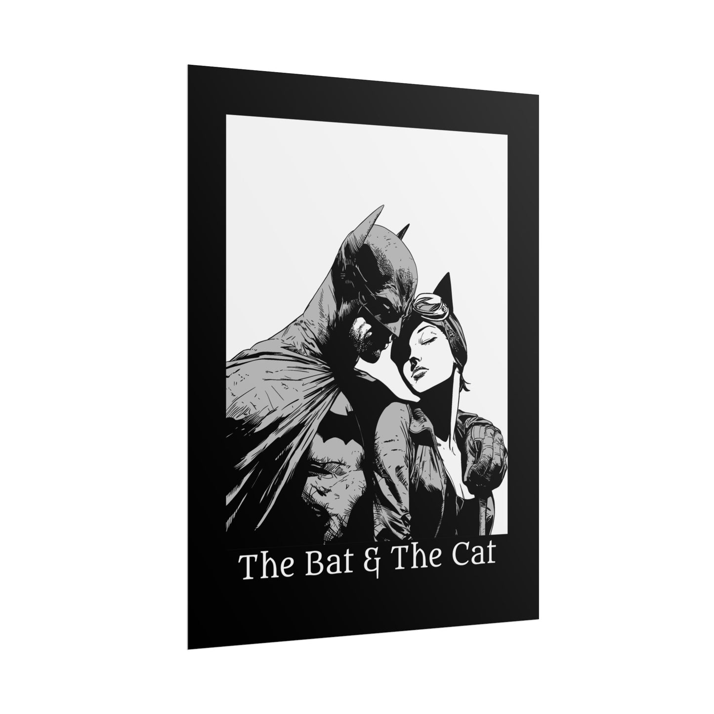 The Bat & The Cat Cinematic Comic Art Print