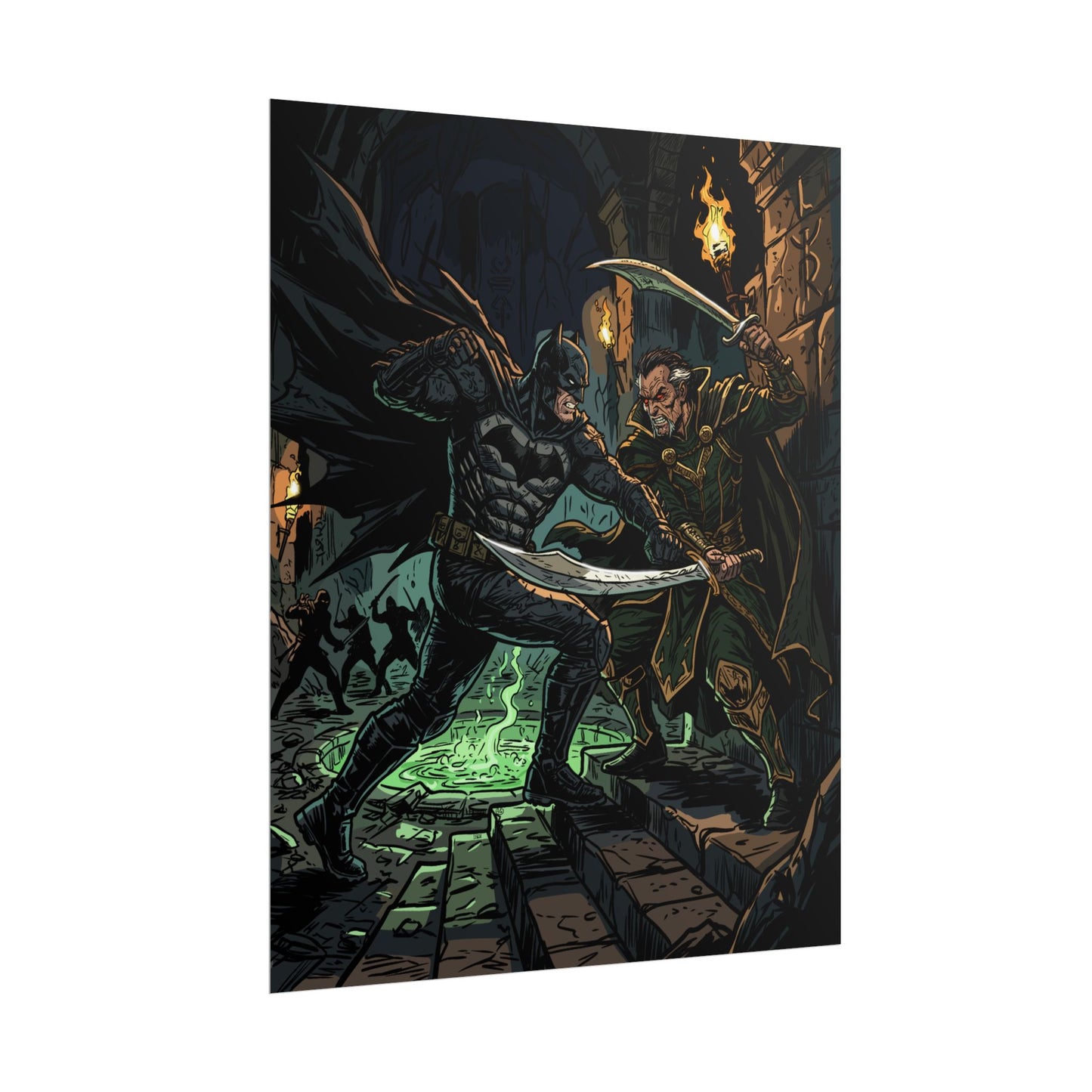 Batman vs. Ra’s al Ghul Rolled Poster