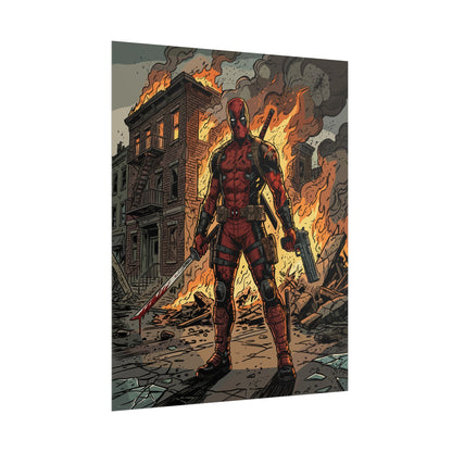 The Merc is On Fire - Poster