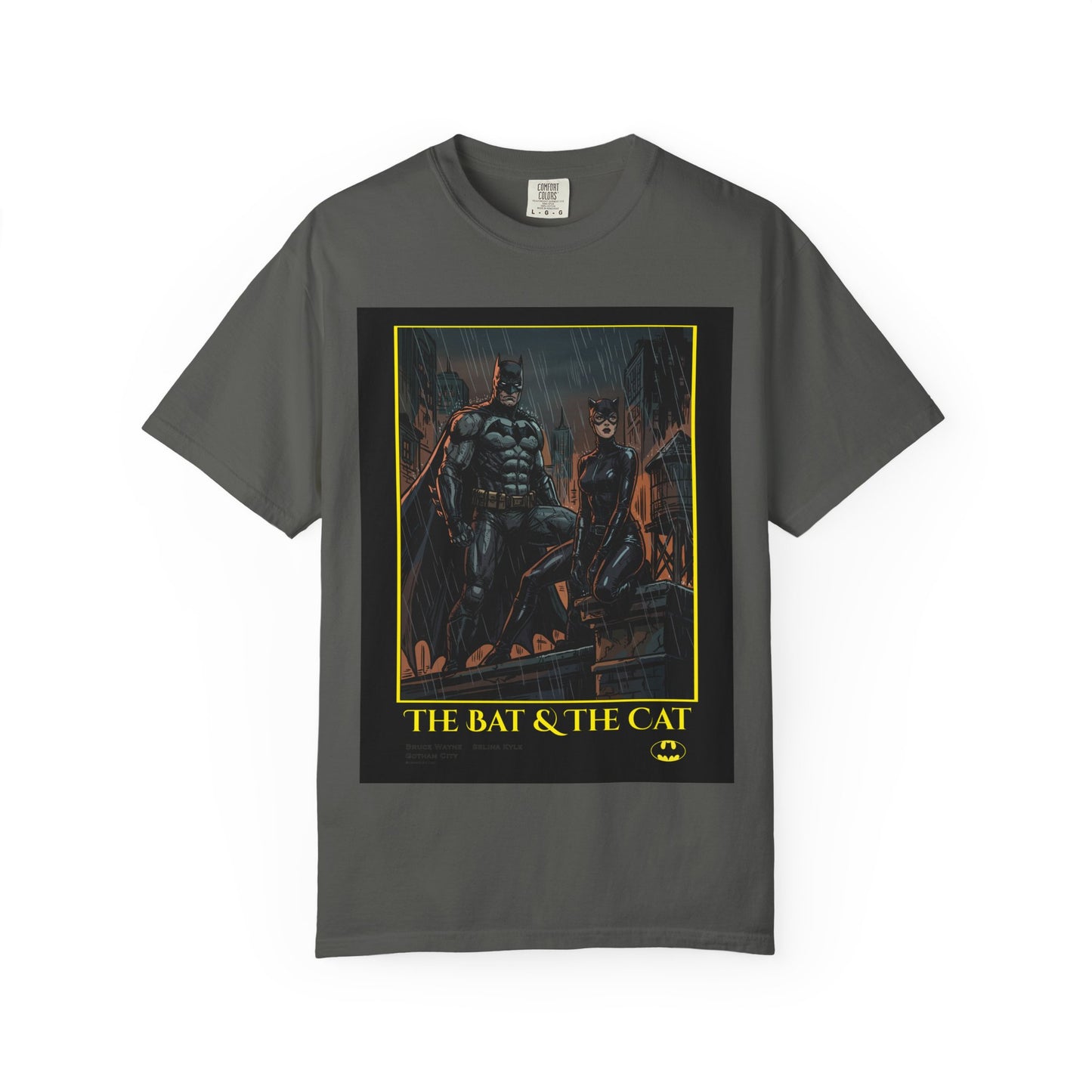 “The Bat & The Cat” Vintage Comic Poster Tee