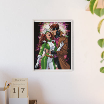 Thief & Belle - Poster with Wooden Frame