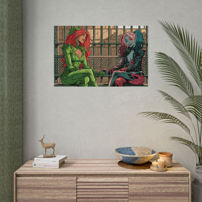 Poison Ivy & Harley Quinn - Jail Cell - Poster