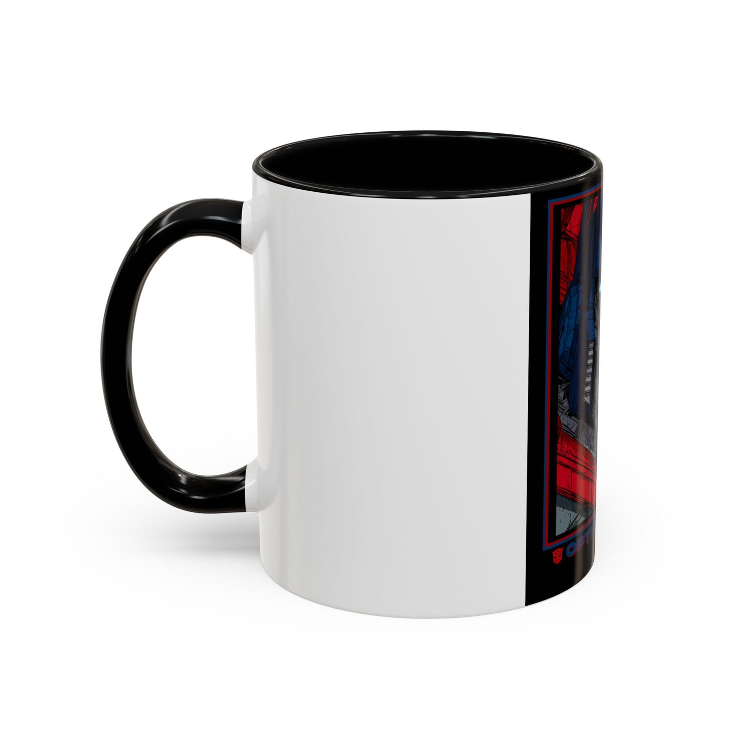 Optimus Prime Coffee Mug — Retro Robot Accent Ceramic Mug