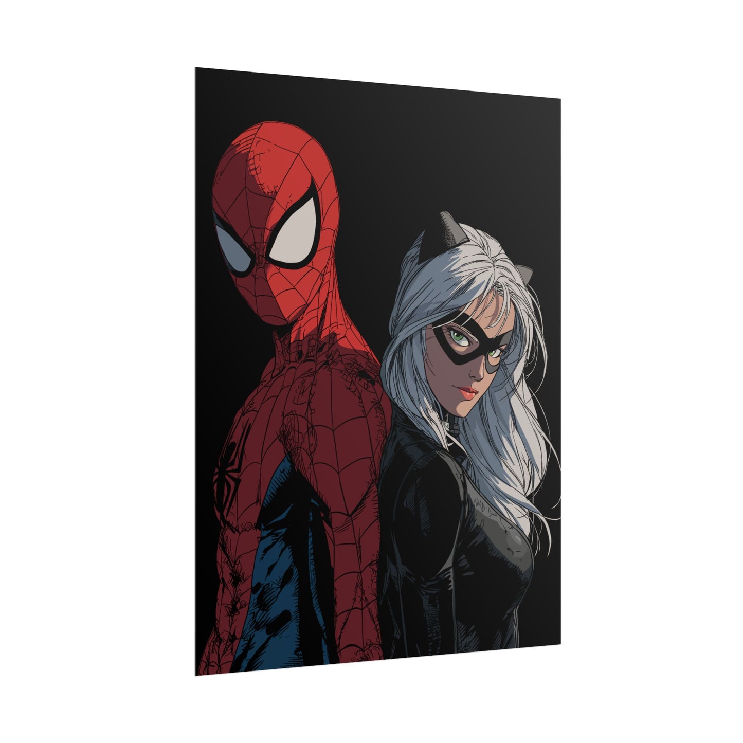 Spider-Man & Black Cat Rolled Poster
