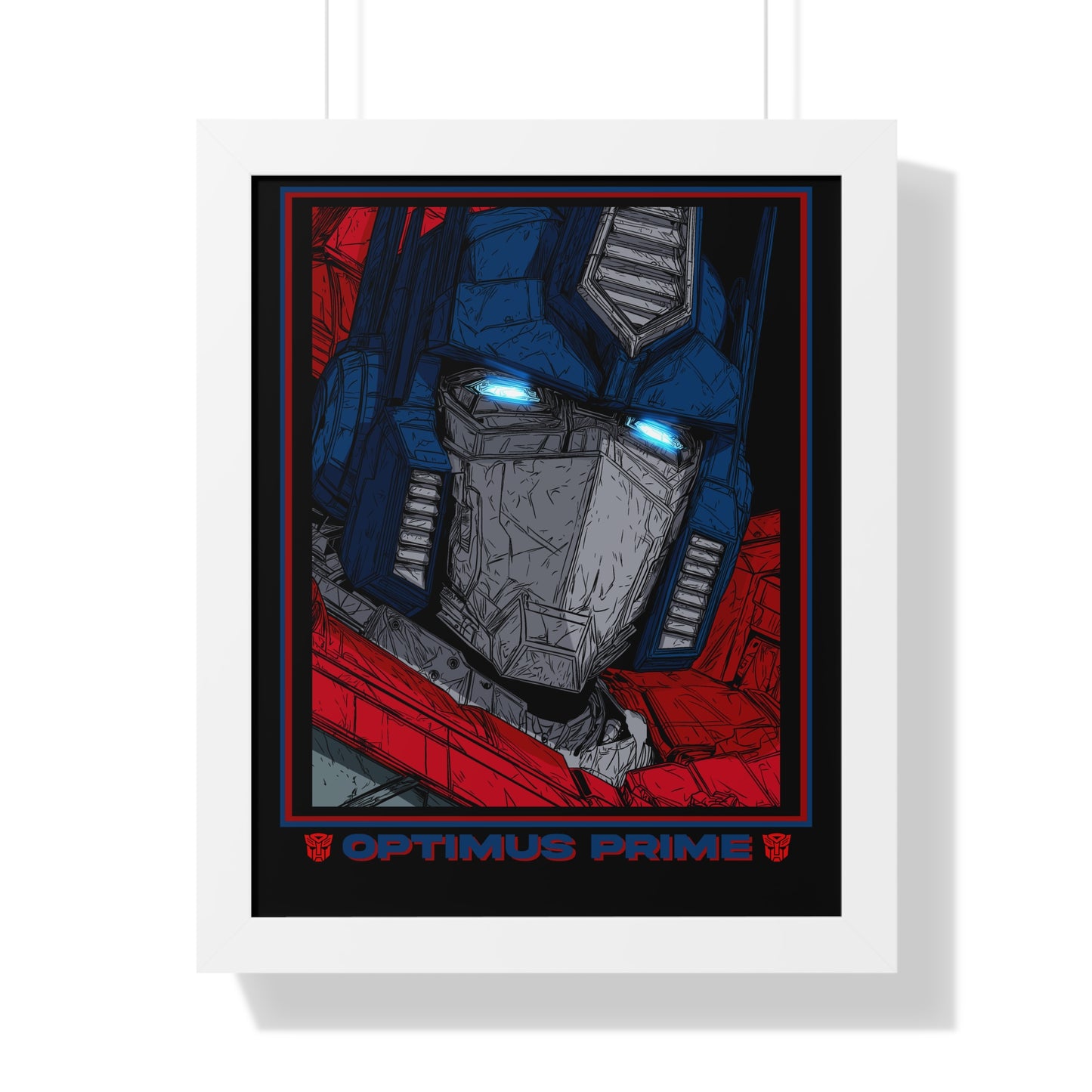 Optimus Prime Framed Poster