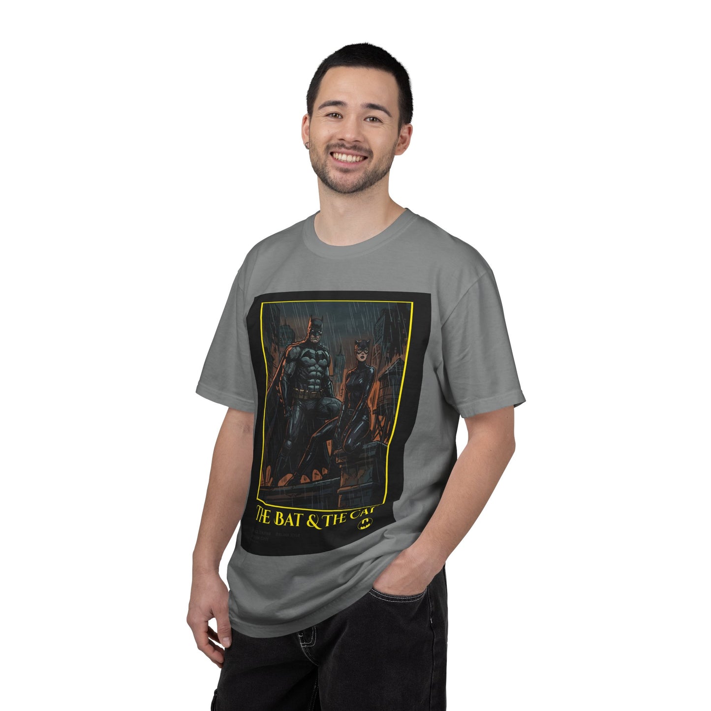 “The Bat & The Cat” Vintage Comic Poster Tee