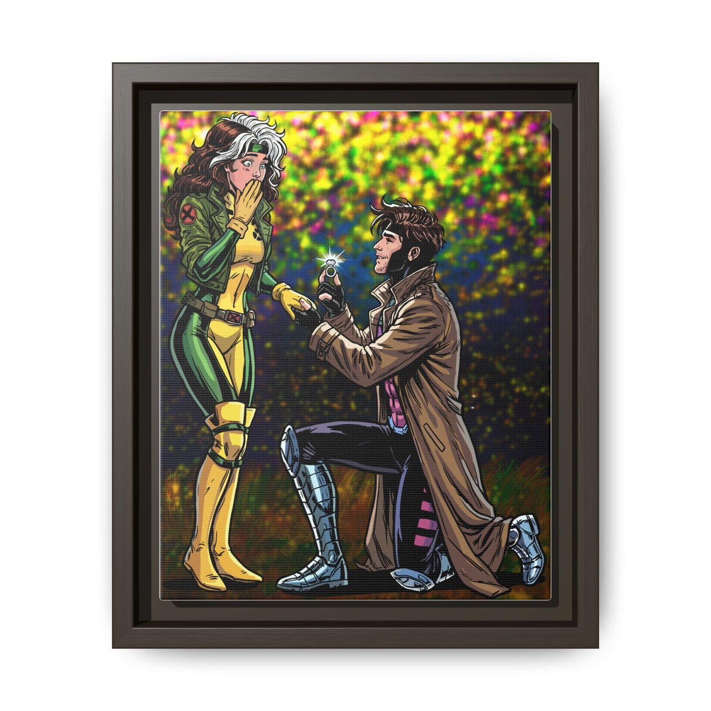 Thief and Belle # 3 - Framed Matte Canvas