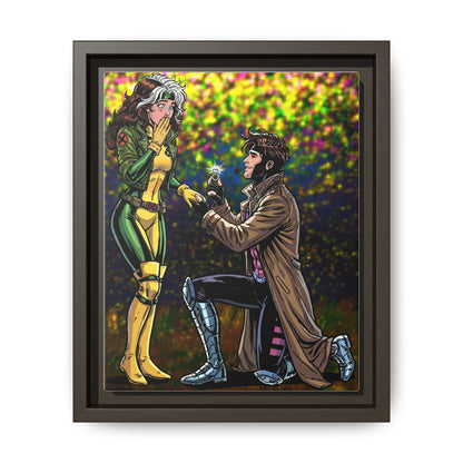 Thief and Belle # 3 - Framed Matte Canvas