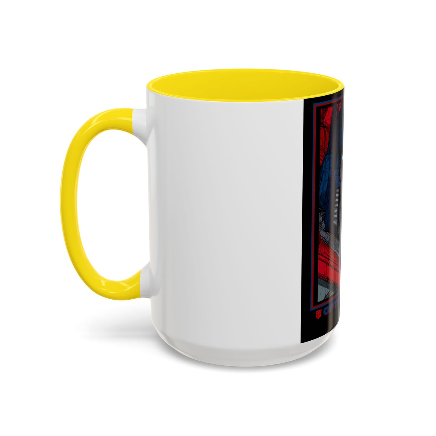 Optimus Prime Coffee Mug — Retro Robot Accent Ceramic Mug
