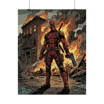 The Merc is On Fire - Poster