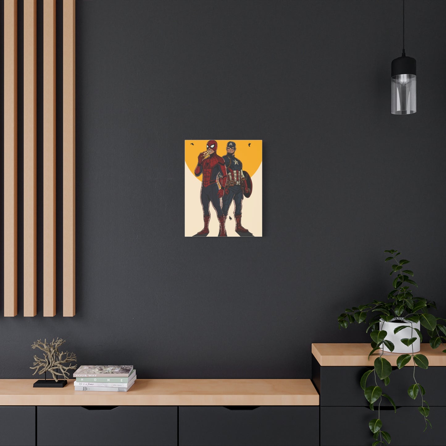 Brooklyn vs Queens - Matte Canvas Print