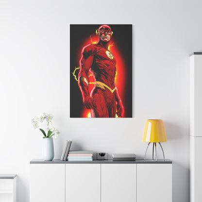 Scarlet Speed - Matte Canvas Print