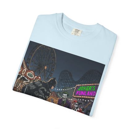Batman vs Joker Graphic T-Shirt — Gotham Carnival Night Tee