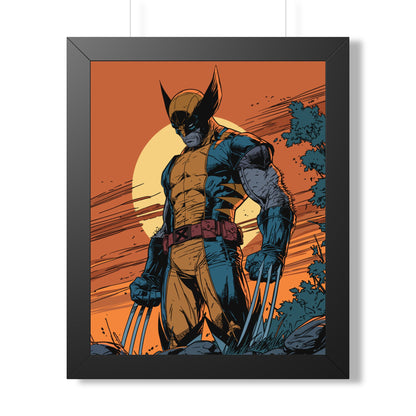 Wolverine - Dusk - Comic Art Framed Poster