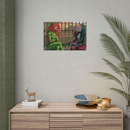 Poison Ivy & Harley Quinn - Jail Cell - Poster