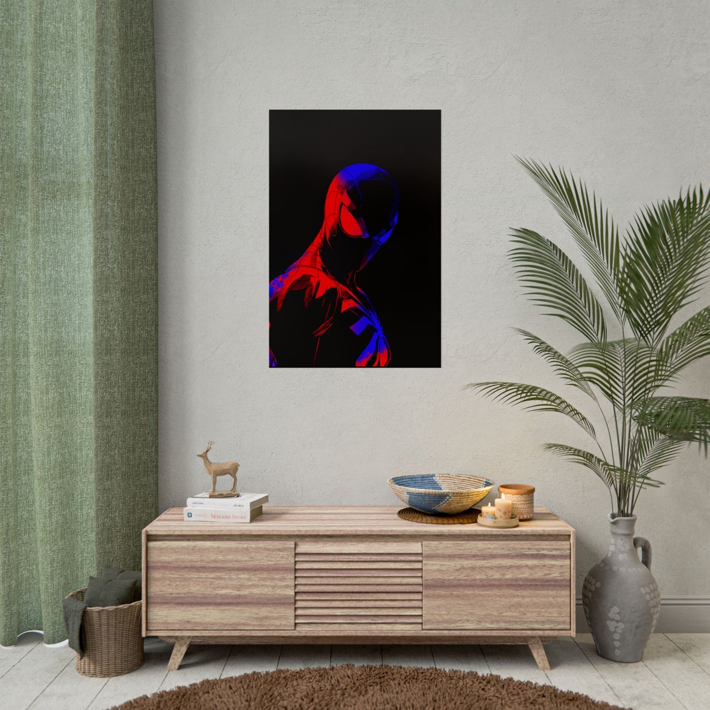 Spider‑man Neon Poster