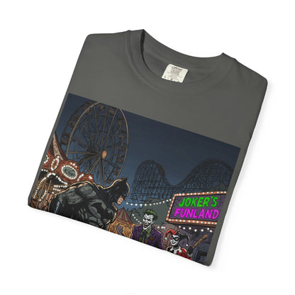 Batman vs Joker Graphic T-Shirt — Gotham Carnival Night Tee