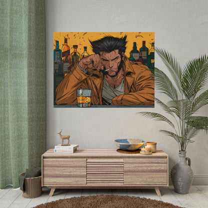 Wolverine Bar Scene Poster