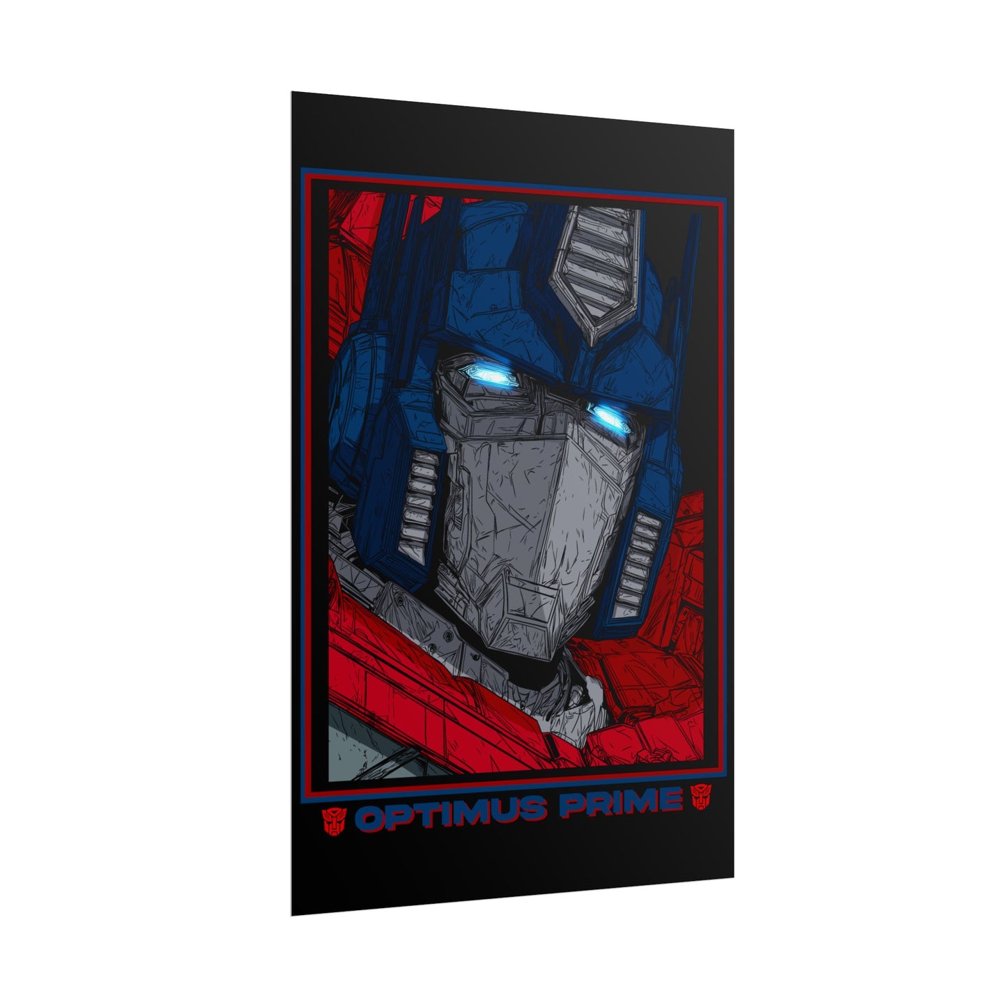 Optimus Prime Cinematic Rolled Poster