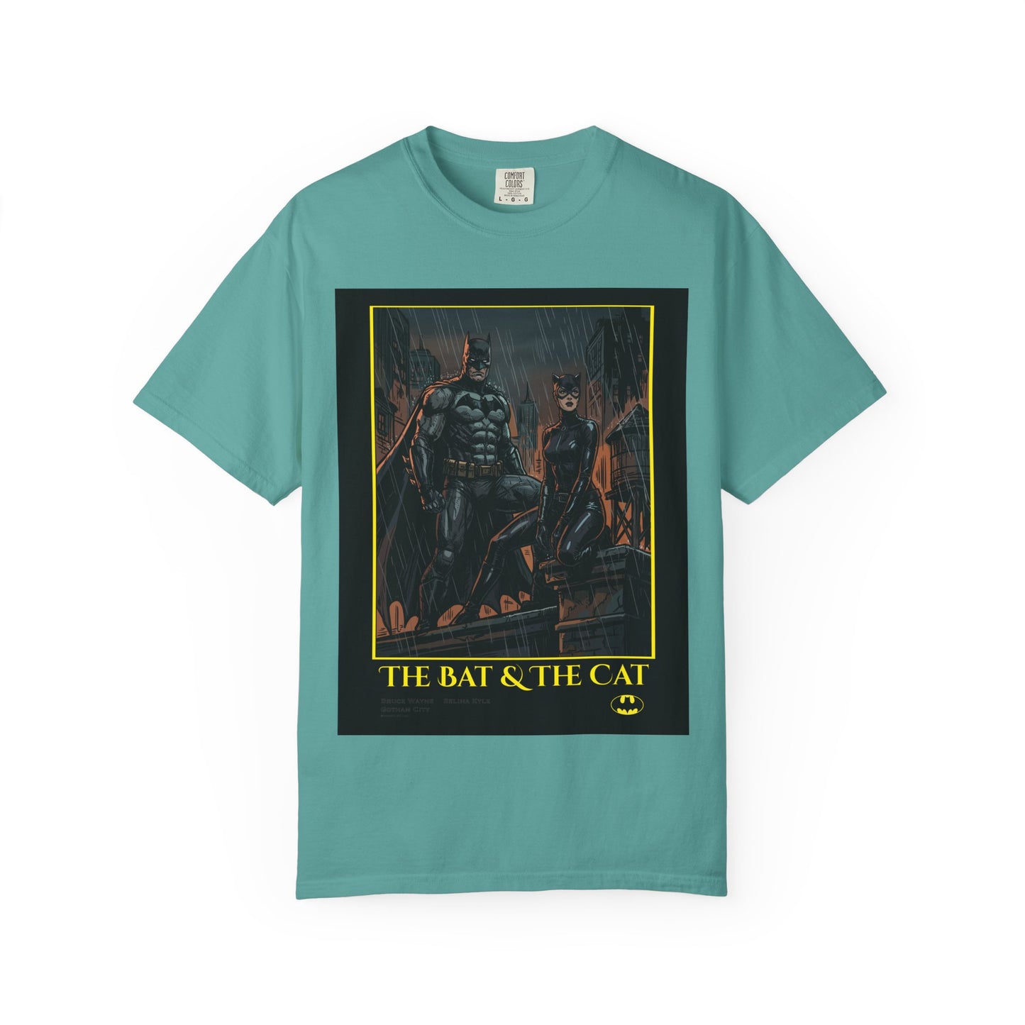 “The Bat & The Cat” Vintage Comic Poster Tee