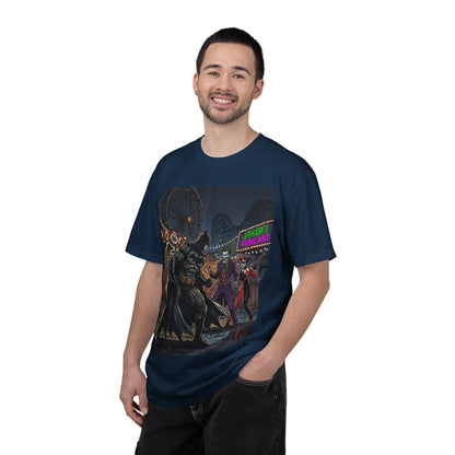 Batman vs Joker Graphic T-Shirt — Gotham Carnival Night Tee