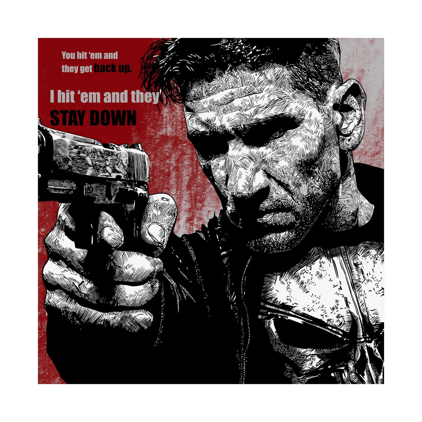 Punisher Gritty Poster ‘I hit em’