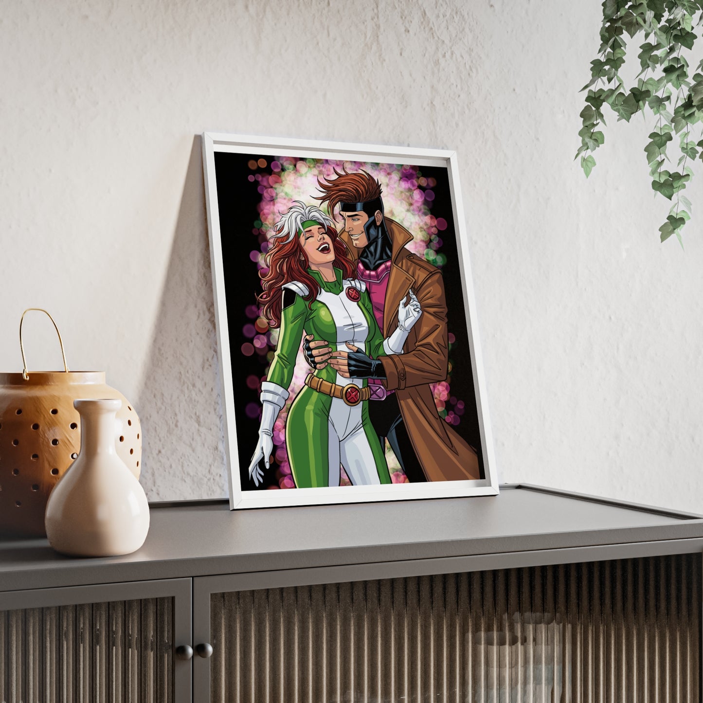 Thief & Belle - Poster with Wooden Frame