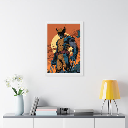 Wolverine - Dusk - Comic Art Framed Poster