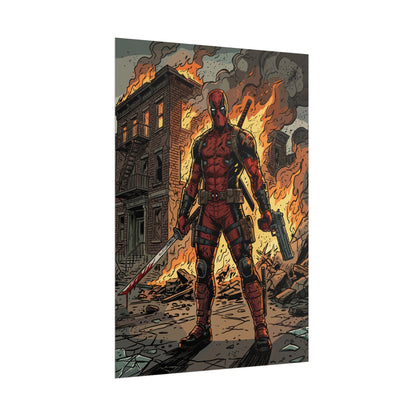 The Merc is On Fire - Poster