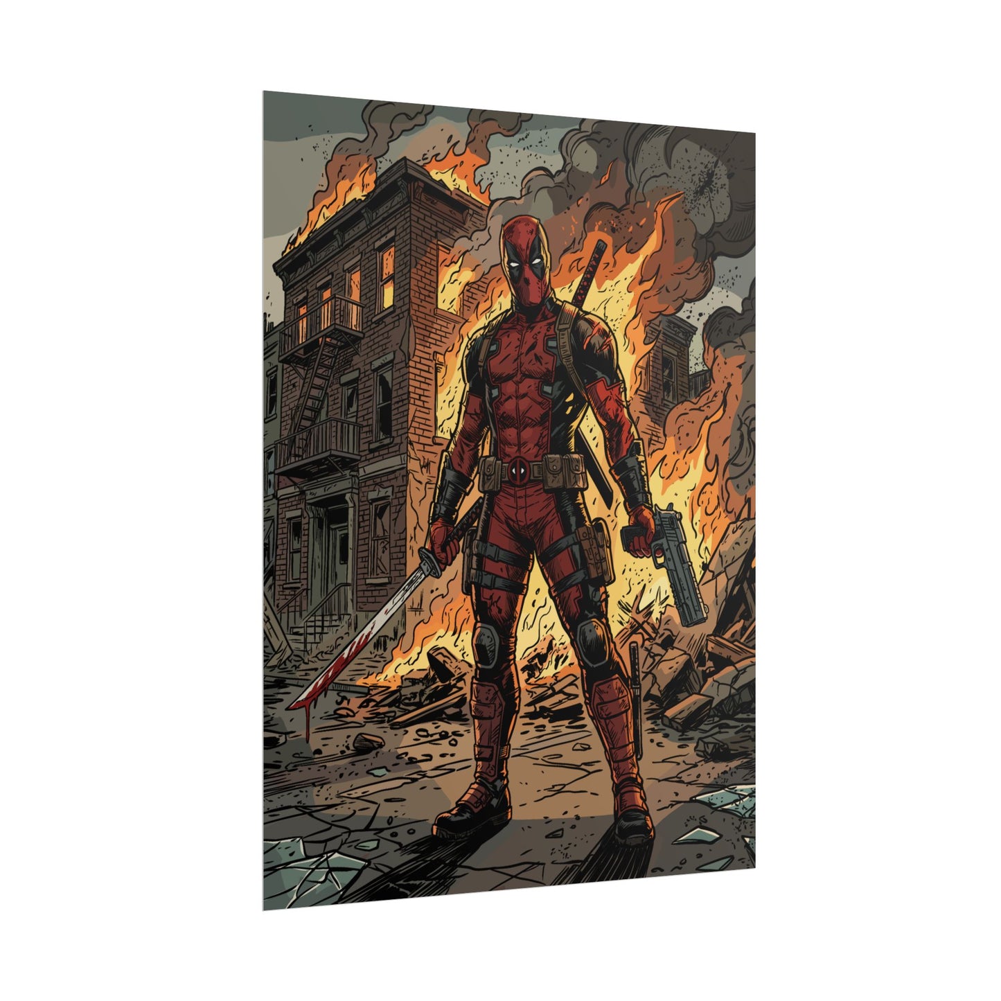 The Merc is On Fire - Poster