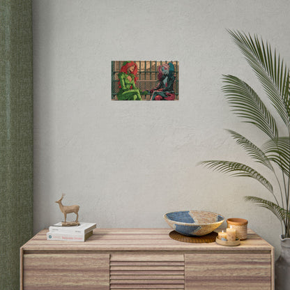 Poison Ivy & Harley Quinn - Jail Cell - Poster