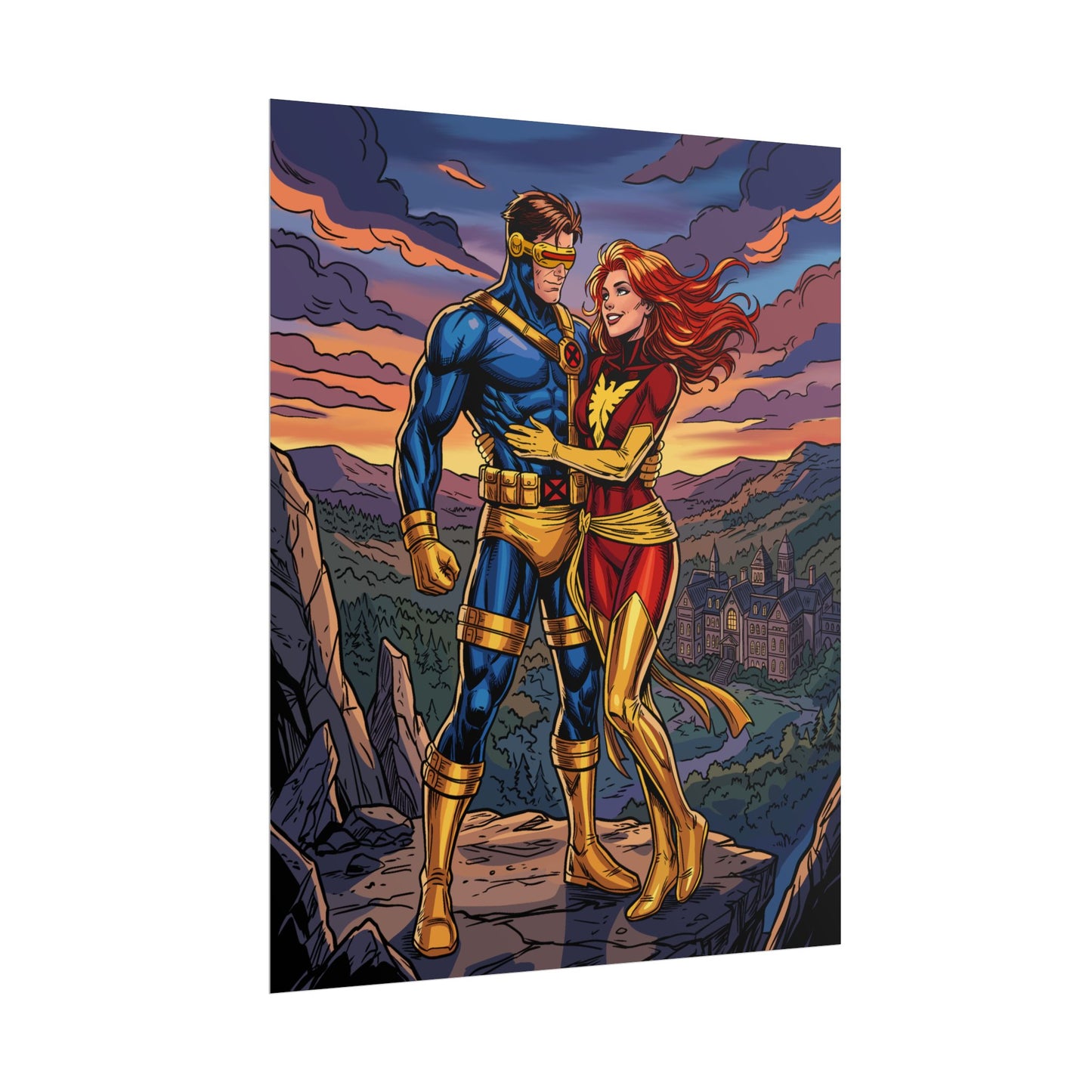 Cyclops and Phoenix Poster