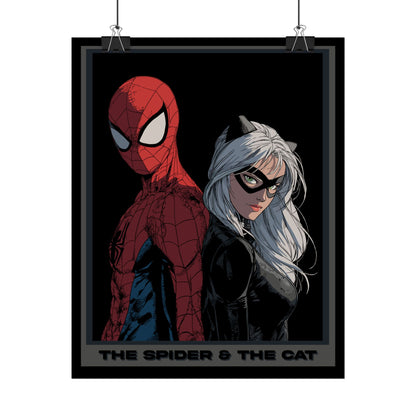 Spider & Cat Cinematic Comic Poster