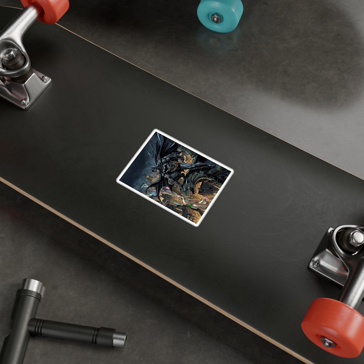 Batman Rooftop Magnet Sticker