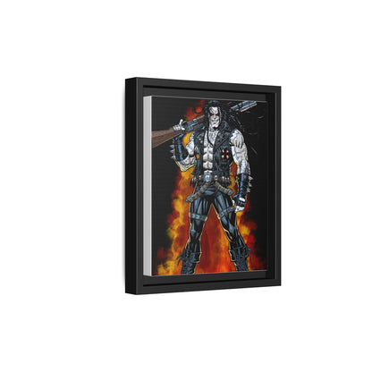 The Main Man Bounty Hunter - Framed Matte Canvas