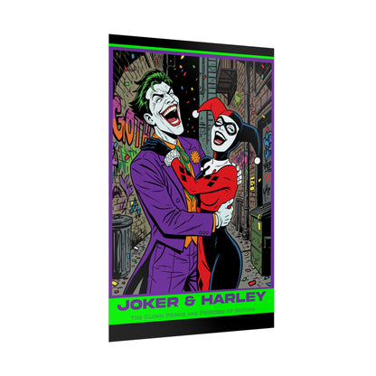 Joker & Harley Cinematic Art Print