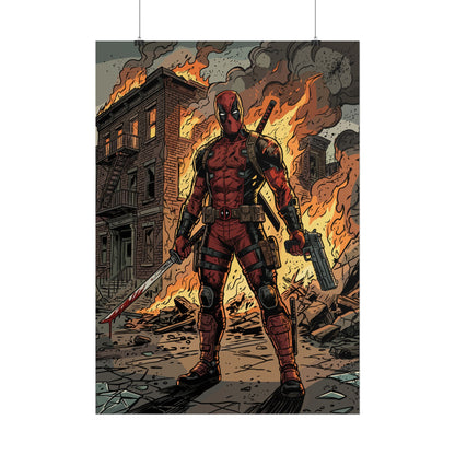 The Merc is On Fire - Poster