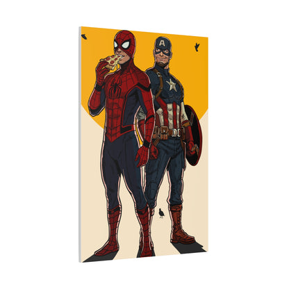 Brooklyn vs Queens - Matte Canvas Print