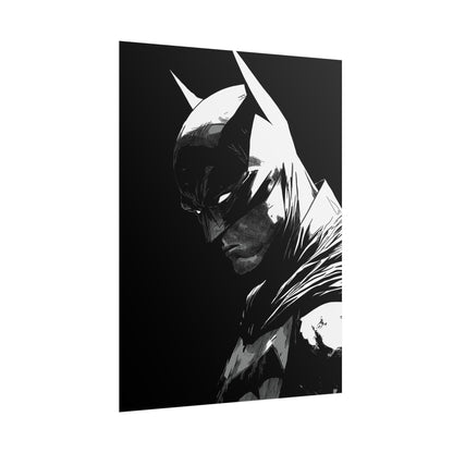Batman Noir Portrait Poster