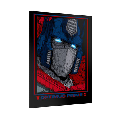 Optimus Prime Cinematic Rolled Poster