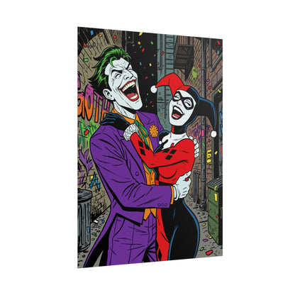 Joker & Harley Quinn Art Print