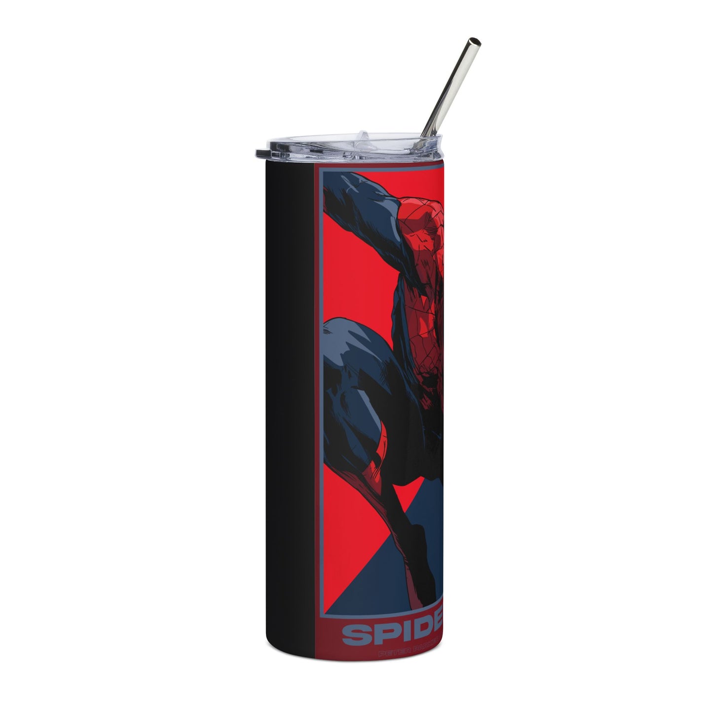 Spider-Man Red Action 20oz Stainless Steel Tumbler