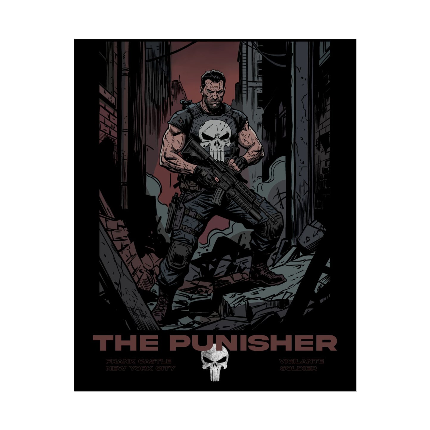 The Punisher Comic - Vigilante Poster