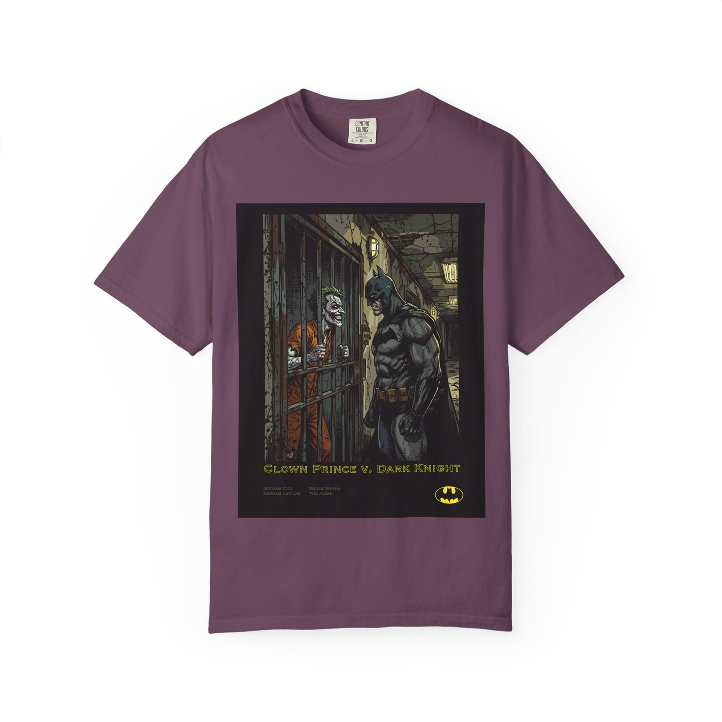 Batman vs Joker Graphic T‑Shirt — "Clown Prince V. Dark Knight" Comic Art Tee